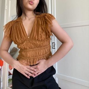 NWT Free People Makin Me Smile Top